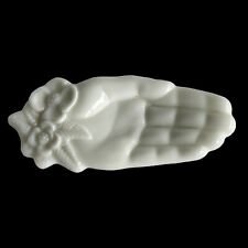 Vintage AVON White Milk Glass Hand Shaped Trinket, Ring Or Small Soap Dish picture