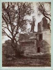 Italy, Tivoli, Villa Adriana, Ed. Alinari Vintage Print Print, Alb Print picture