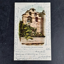 1905 UDB POST CARD NO. 68 MISSION BELLS OF SAN GABRIEL, CA CALIFORNIA - POSTED picture