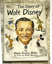 The Story Of Walt Disney By Diane Disney Miller 1957 1st Ed Signed by Disney picture