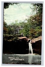Postcard Mansfield Ohio Flemings Falls Scenic picture