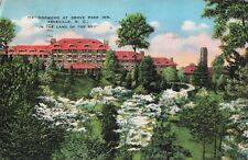 Asheville NC North Carolina, Dogwood Trees at Grove Park Inn, Vintage Postcard picture