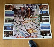 Giant 28” Seattle World's Fair Postcard CENTURY 21 Mid Century Space Age picture