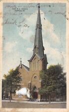 GA~GEORGIA~NEWNAN~FIRST METHODIST EPISCOPAL CHURCH~MAILED 1916 (DAMAGED) picture