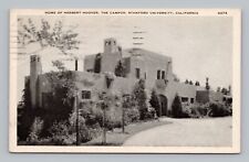 Postcard Home of Herbert Hoover Stanford University California c1928 picture