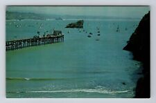 Trinidad CA-California, Water Full Boats, Vintage Postcard picture