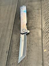 TwoSun Knives TS20 Lightning Anodized Titanium FrameLock - USA Seller - New picture
