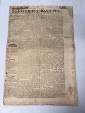 Providence Gazette September 14, 1820 Vol LVI No. 2995 (Vol 1 No. 74) Newspaper picture