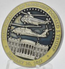 President Donald Trump Inauguration 2017 HMX-1 Marine One Challenge Coin picture