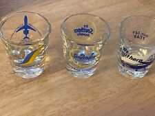 Lot Of 3 Vintage Southern Airways Shot Glasses picture