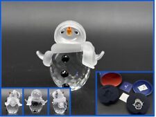 SWAROVSKI Cut Crystal Glass Snowman MIB #250229 Original Box 2-1/8