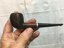 Vintage Milan Italy Import  Carved Smoking Pipe 6in Apple style  picture