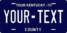 Kentucky 1955 License Plate Personalized Custom Car Auto Bike Motorcycle Moped picture