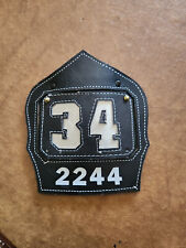 FIRE HELMET FRONT SHIELD FDNY STYLE ENGINE 34 picture