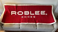Vintage Roblee Shoes Felt Banner Store Advertising Baldwin Regalia 83.5” x 34.5” picture