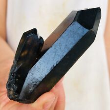 168g Natural Black Smokey Citrine Quartz Crystal Cluster Mineral Healing N793 picture
