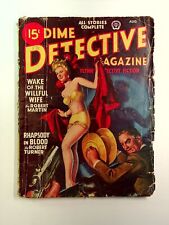 Dime Detective Magazine Pulp Aug 1947 Vol. 55 #1 FR/GD 1.5 picture