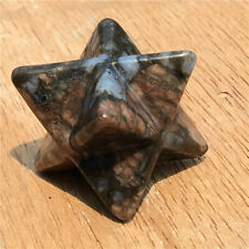 Natural Merkaba Star Crystal quartz Carved realistic Kappa star Healing 1.5'' picture