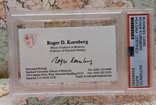 Roger Kornberg PSA Autographed Signed Business Card Stanford Pioneer DNA 🔬 picture