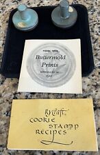 Lot of 2 Vintage Rycraft Ceramic Cookie Stamps picture