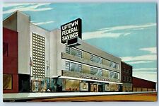 Chicago Illinois Postcard Uptown Federal Savings Loan Association c1960 Vintage picture