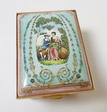 Vintage Halcyon Days Trinket Box Watteau Tercentenary Ltd. Edition picture