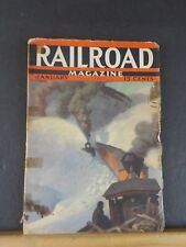Railroad Magazine 1938 January Vanderbilt’s Folly Snow ghosts picture