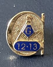 Vintage Masonic Blue Lodge Pin 2012 - 2013 picture