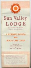 c1960s Sun City Arizona Sun Valley Lodge brochure - retirement housing picture