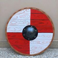 Thor Norse Hammer Viking Round Warrior New Viking Shield Medieval Wooden Shield picture