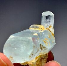 179 Cts Terminated Aquamarine with baby Crystal from Skardu Pakistan picture