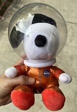 Hallmark NASA Snoopy Astronaut  Plush Toy With Helmet Used Peanuts Snoopy Plush picture
