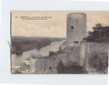 Postcard The Moulin Tower and River Vienne Chinon France picture