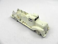 VINTAGE ANTIQUE METAL MASTERS FIRETRUCK PAINTED ALL WHITE VERY NICE COLLECTIBLE picture
