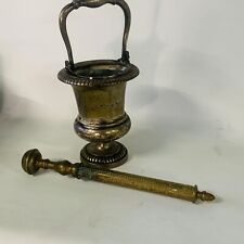Antique 18th C Cauldron & Sprinkler Church Christianity Religion Holy Water picture