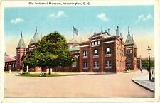 Old National Museum Washington DC White Border Unposted Postcard 1920s picture
