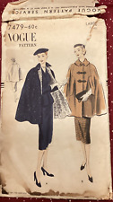 Rare Vintage The Vogue Pattern Book cape sewing pattern size large 40-42 picture