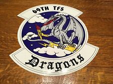 Rare Vintage USAF 69th TFS Dragons Squadron 10