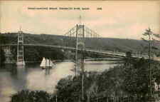 Postcard: WALDO-HANCOCK BRIDGE, PENOBSCOT RIVER, MAINE 2208 picture