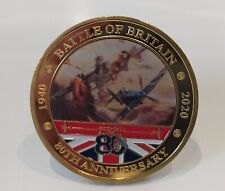 Battle of Britain Gold Coin 80th Aniversary World War II Spitfire Luftwaffe RAF picture