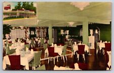 Doran's Restaurant Lounge & Bar Bronxville New York NY Linen c1940 Postcard picture