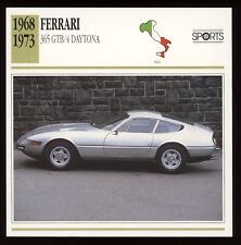 1968 - 1973 Ferrari 365 GTB/4 Daytona Classic Cars Card picture