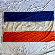 WWII Dutch Linen Princevlag Flag Dated 1943 Holland Netherlands Original picture