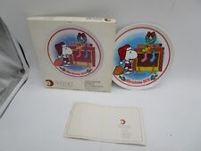 Vintage 1978 Schmid Brothers Decorative Plate *PEANUTS CHRISTMAS 1978 W/BOX* picture