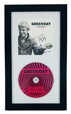 Framed Green Day Signed Saviors CD Billie Joe Armstrong Mike Dirnt Tre Cool +COA picture