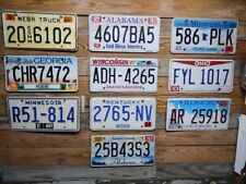 Variety Pack of 10 expired 2013 Mixed State Craft License Plate Tags ~ 20 6102 picture