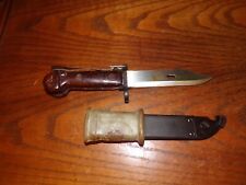 Romanian Type II Soviet Style Rifle Bayonet & Scabbard Warsaw Pact Cold War bake picture