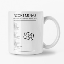 Nicki Minaj The OVO Hydro Glasgow May 29, 2024 Replica Setlist Mug picture