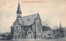 Oskaloosa IA Iowa, First Presbyterian Church Mahaska County Vtg Postcard B34 picture