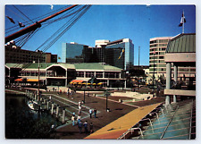 Vintage Maryland, Haborplace and Hyatt, Baltimore, MD Continental Postcard c1980 picture